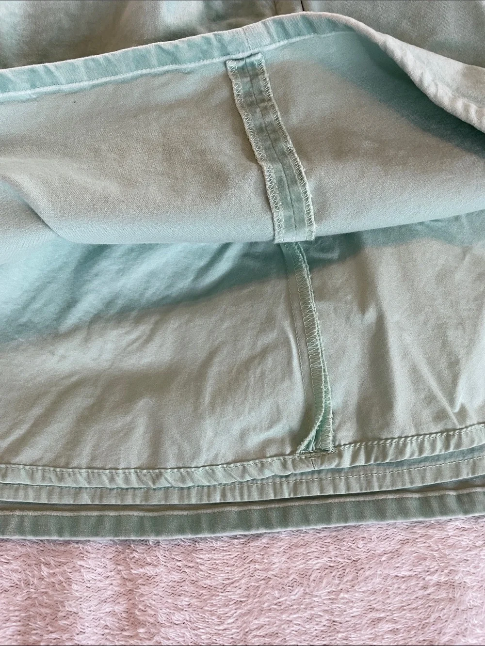 Baby Gap Mint Velvet Dress with Empire Waist